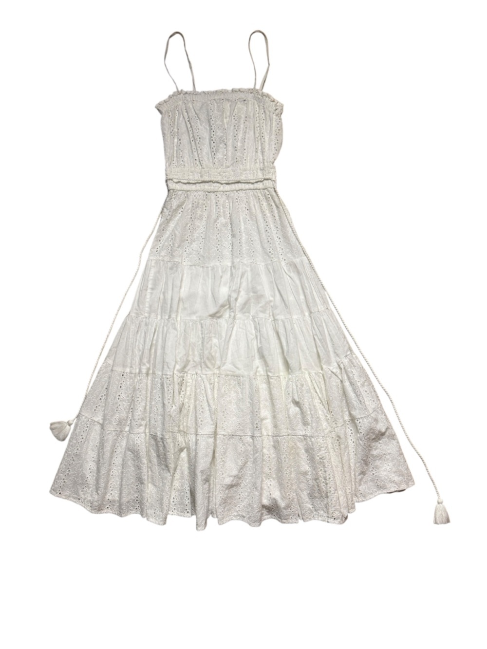 Vintage white eyelet dress, xsmall/small